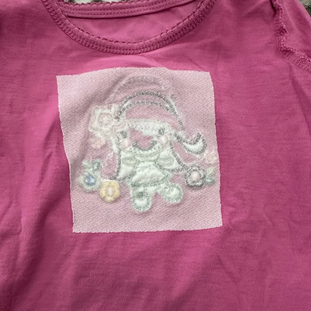 The Children’s Place Embroidered Patch Long Sleeve T-shirt in Pink Size 18 Mos